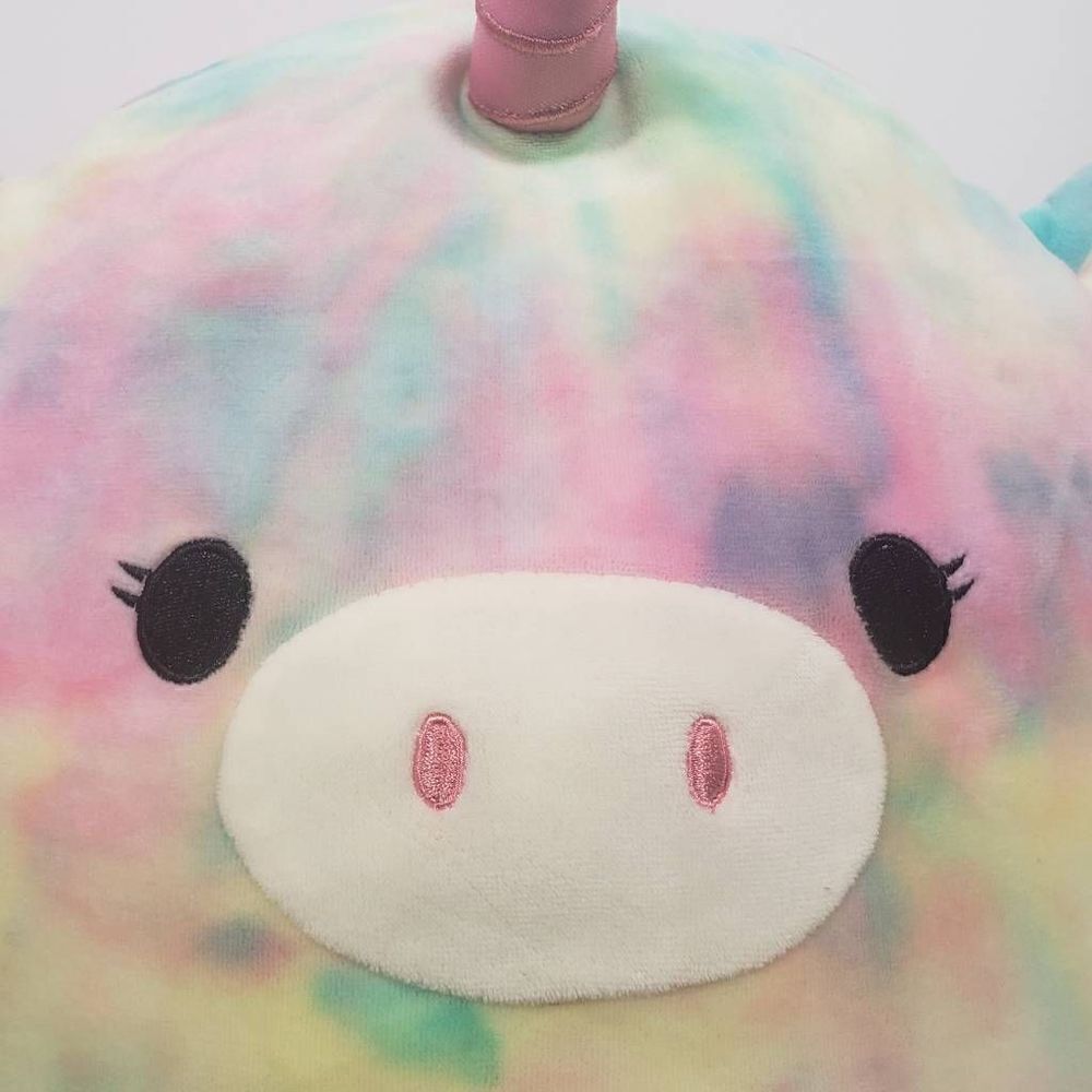 Squishmallows Esmeralda The Rainbow Unicorn Fantasy Squad Tie-dye 12 inch No Tag